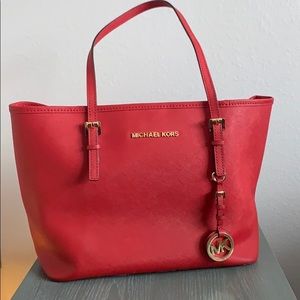 Michael Kors Tote, Red